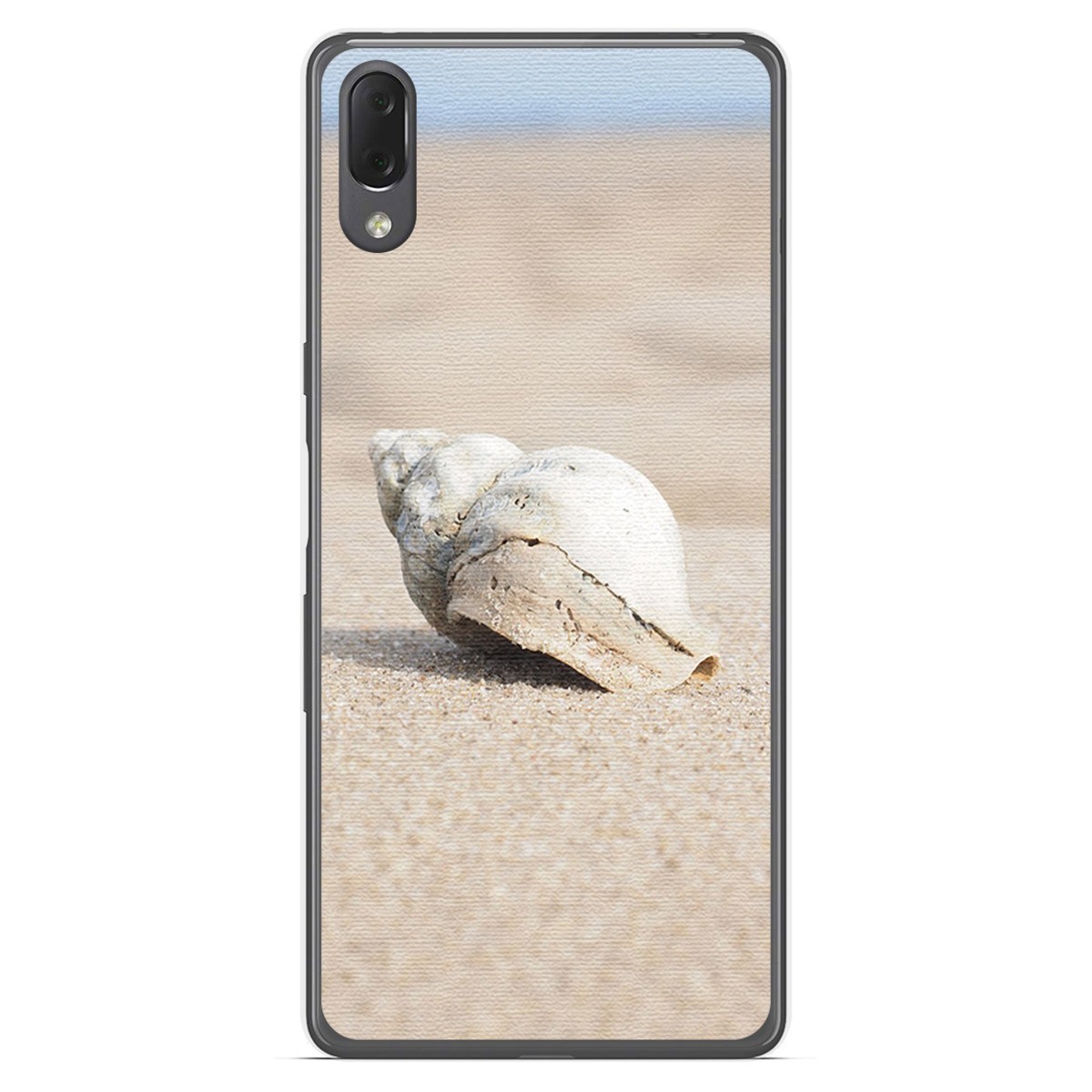 Funda Gel Tpu para Sony Xperia L3 diseño Concha Dibujos