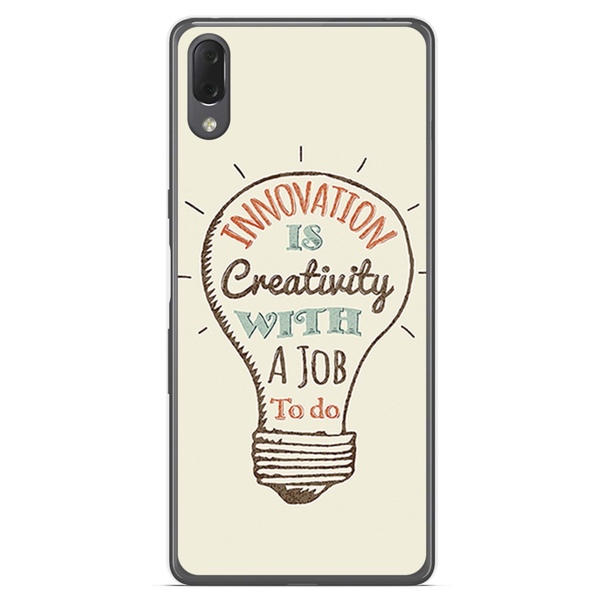 Funda Gel Tpu para Sony Xperia L3 diseño Creativity Dibujos