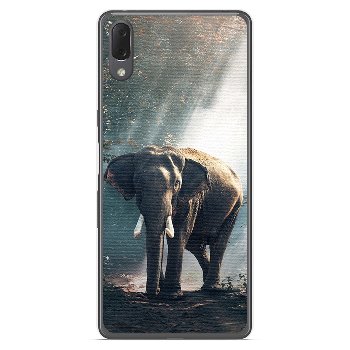 Funda Gel Tpu para Sony Xperia L3 diseño Elefante Dibujos