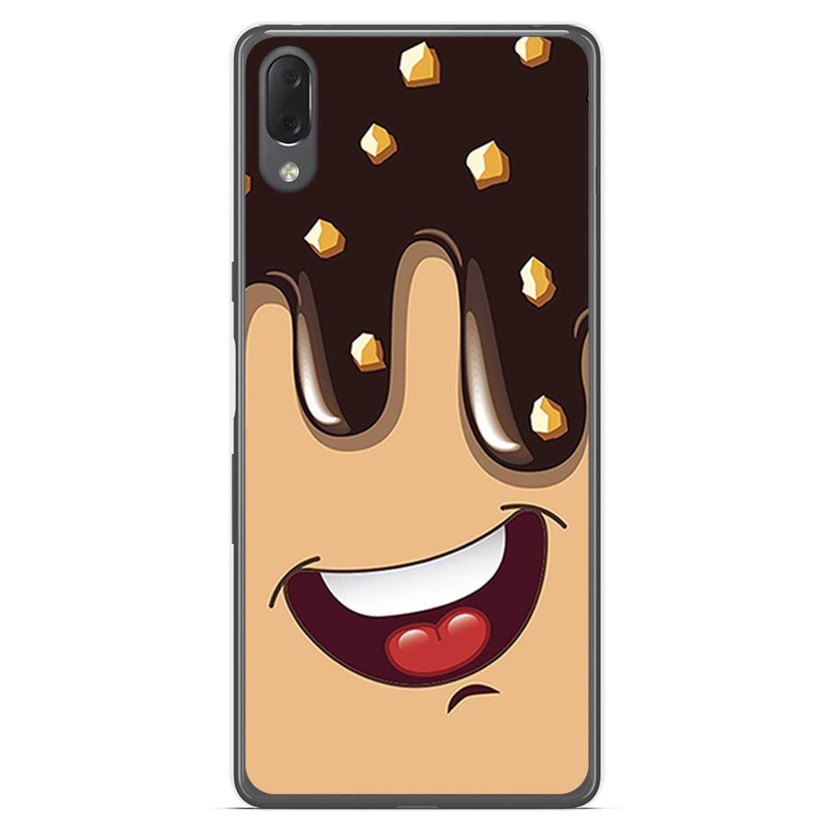Funda Gel Tpu para Sony Xperia L3 diseño Helado Chocolate Dibujos