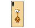 Funda Gel Tpu para Sony Xperia L3 diseño Jirafa Dibujos