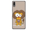 Funda Gel Tpu para Sony Xperia L3 diseño Leon Dibujos