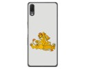 Funda Gel Tpu para Sony Xperia L3 diseño Leones Dibujos