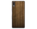 Funda Gel Tpu para Sony Xperia L3 diseño Madera Dibujos