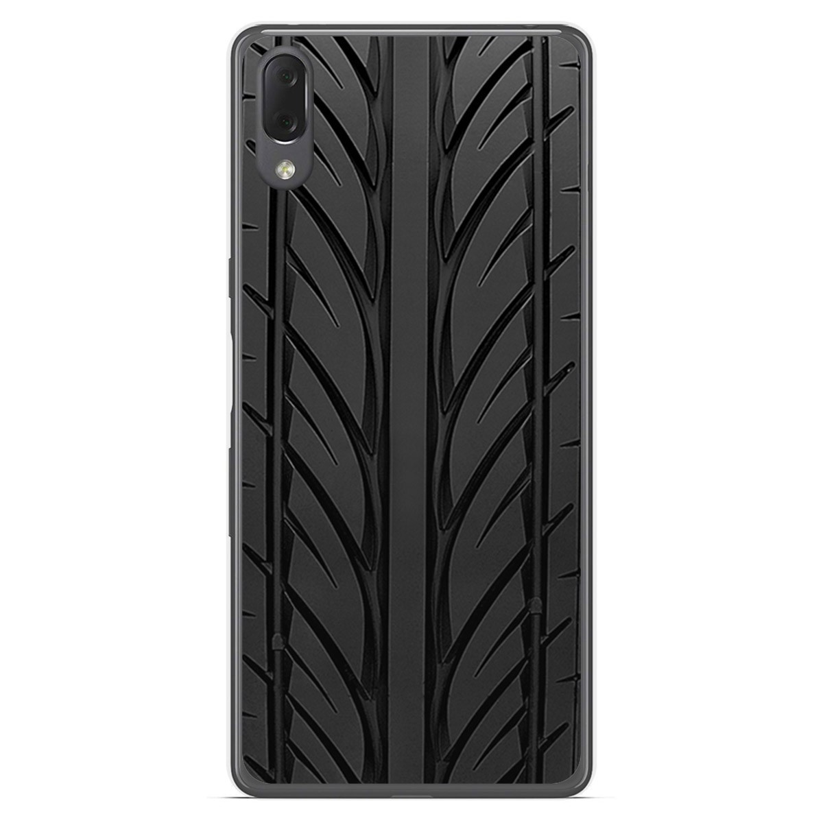 Funda Gel Tpu para Sony Xperia L3 diseño Neumatico Dibujos
