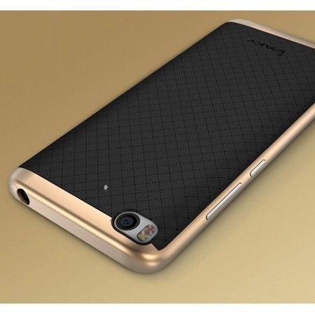 Funda Tipo Neo Hybrid (Pc+Tpu) Negra / Dorada para Xiaomi Mi 5S