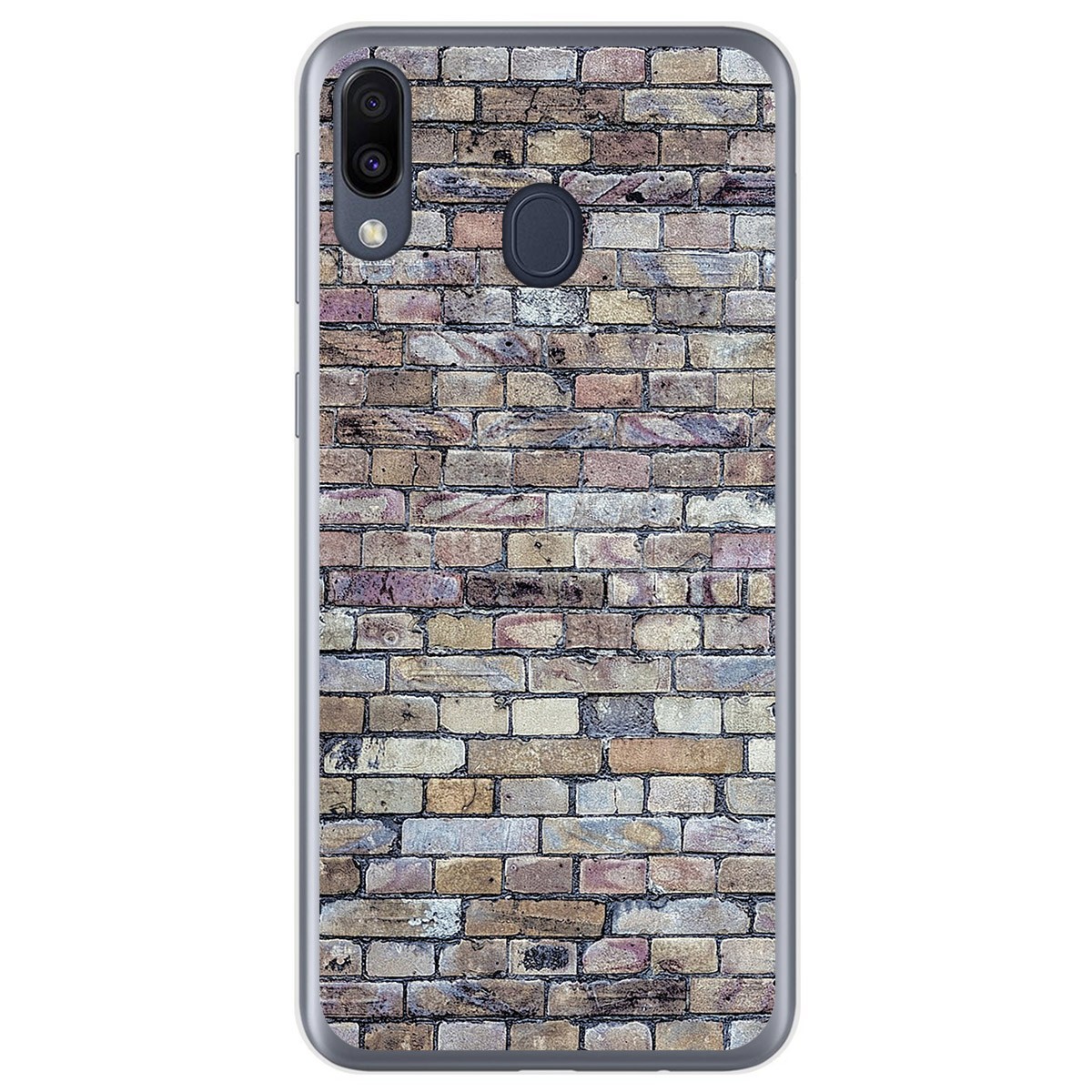 Funda Gel Tpu para Samsung Galaxy M20 diseño Ladrillo 02 Dibujos