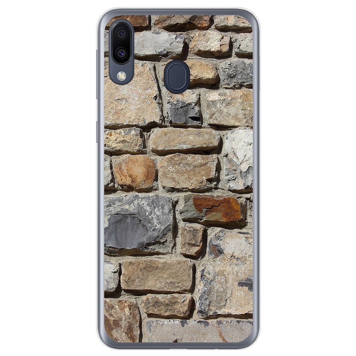 Funda Gel Tpu para Samsung Galaxy M20 diseño Ladrillo 03 Dibujos