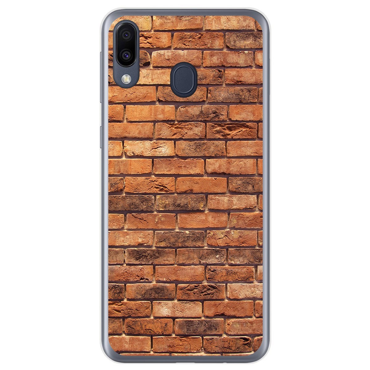 Funda Gel Tpu para Samsung Galaxy M20 diseño Ladrillo 04 Dibujos