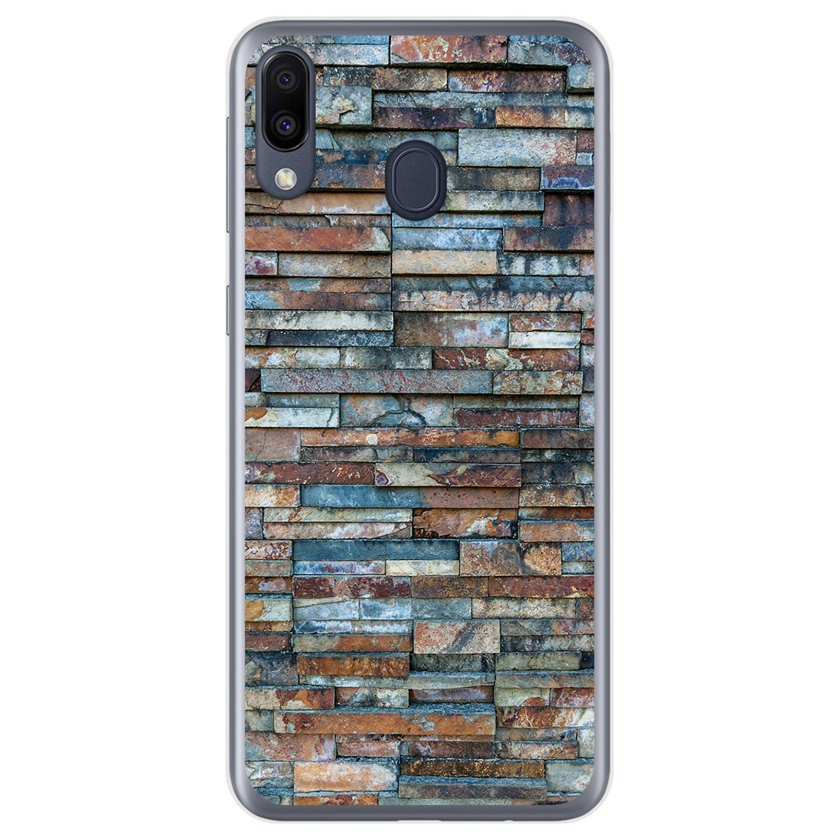 Funda Gel Tpu para Samsung Galaxy M20 diseño Ladrillo 05 Dibujos