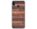 Funda Gel Tpu para Samsung Galaxy M20 diseño Madera 03 Dibujos
