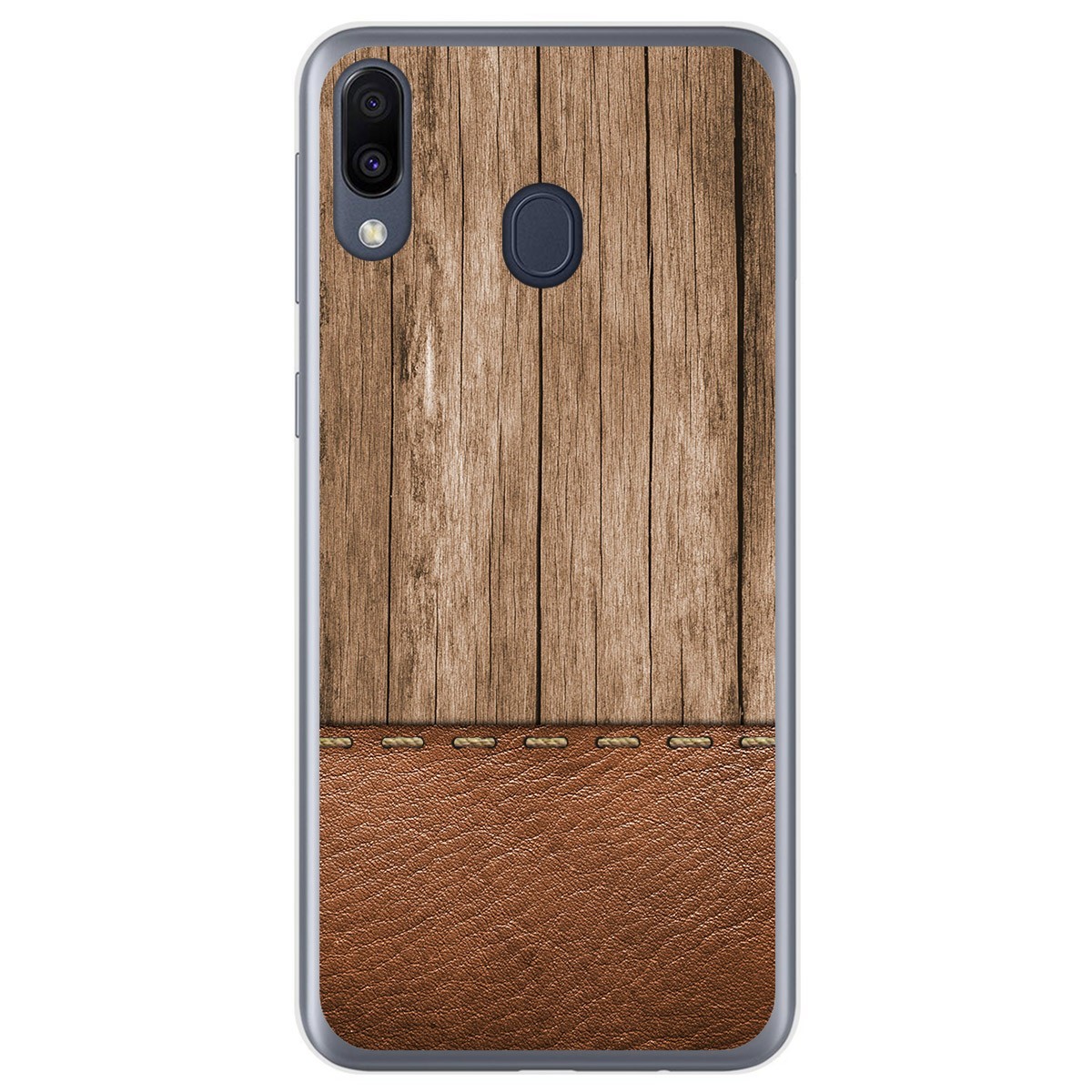 Funda Gel Tpu para Samsung Galaxy M20 diseño Madera 09 Dibujos