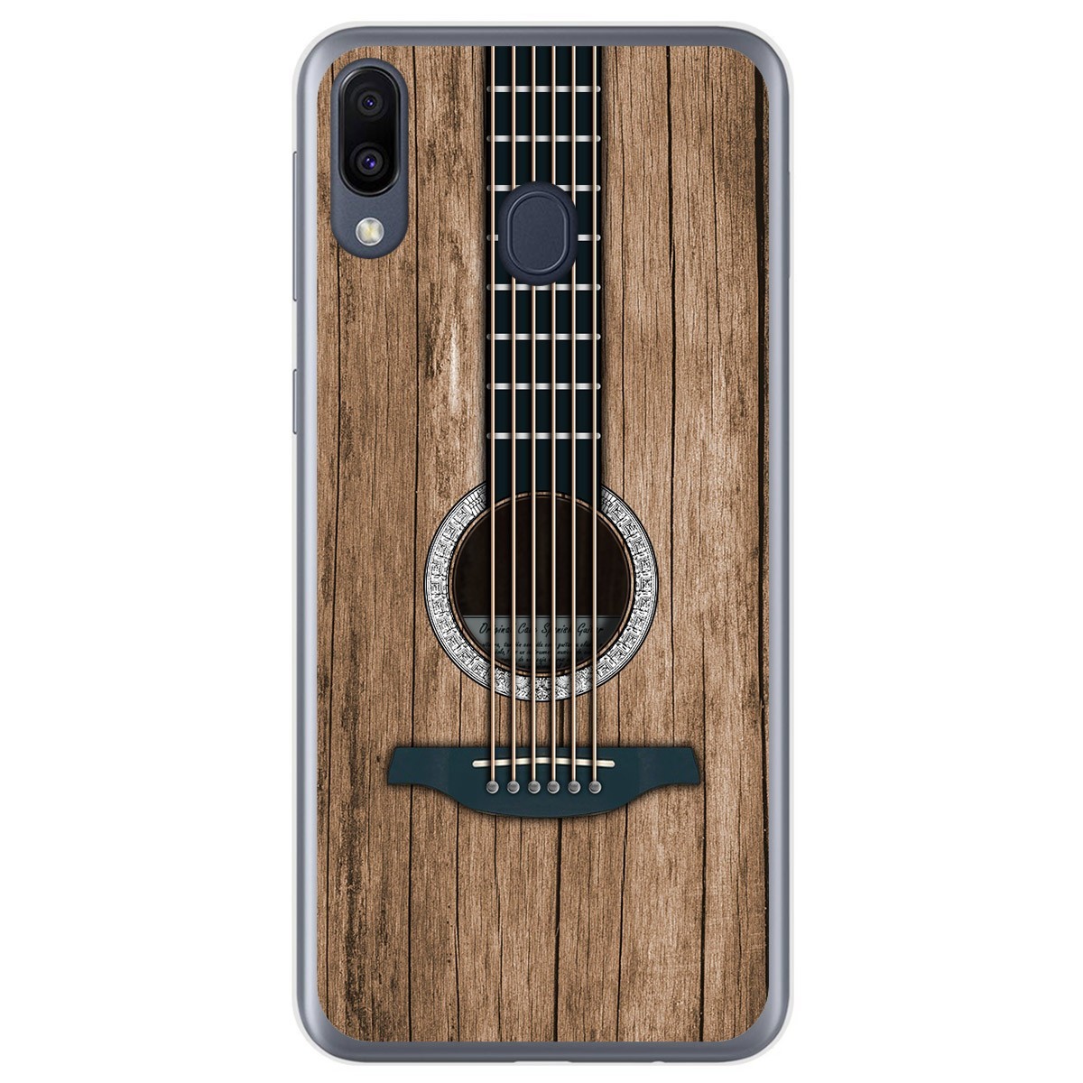 Funda Gel Tpu para Samsung Galaxy M20 diseño Madera 11 Dibujos