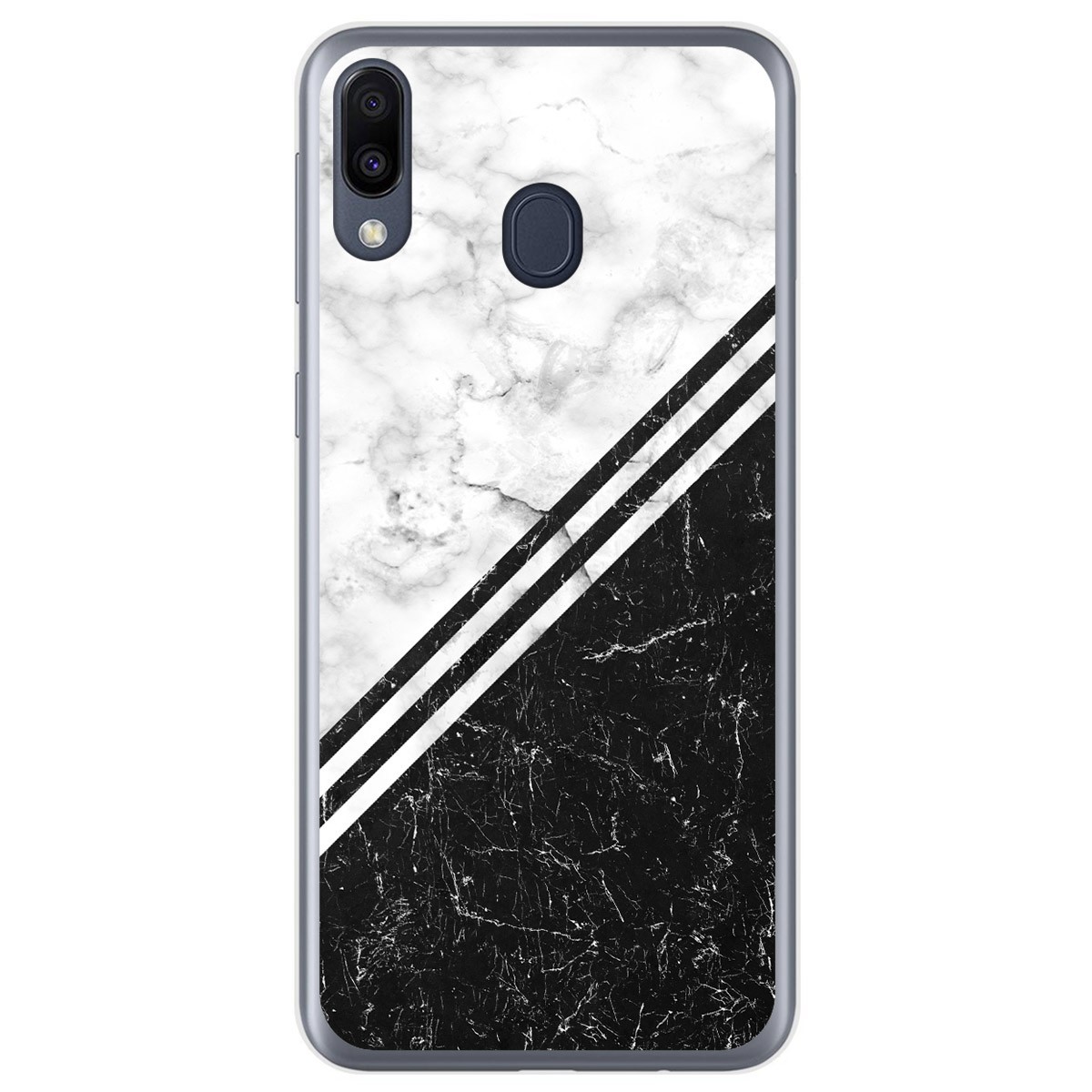 Funda Gel Tpu para Samsung Galaxy M20 diseño Mármol 01 Dibujos