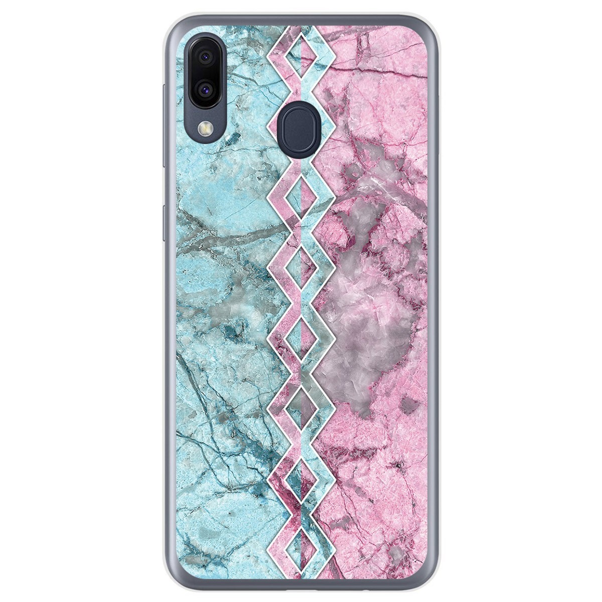 Funda Gel Tpu para Samsung Galaxy M20 diseño Mármol 08 Dibujos