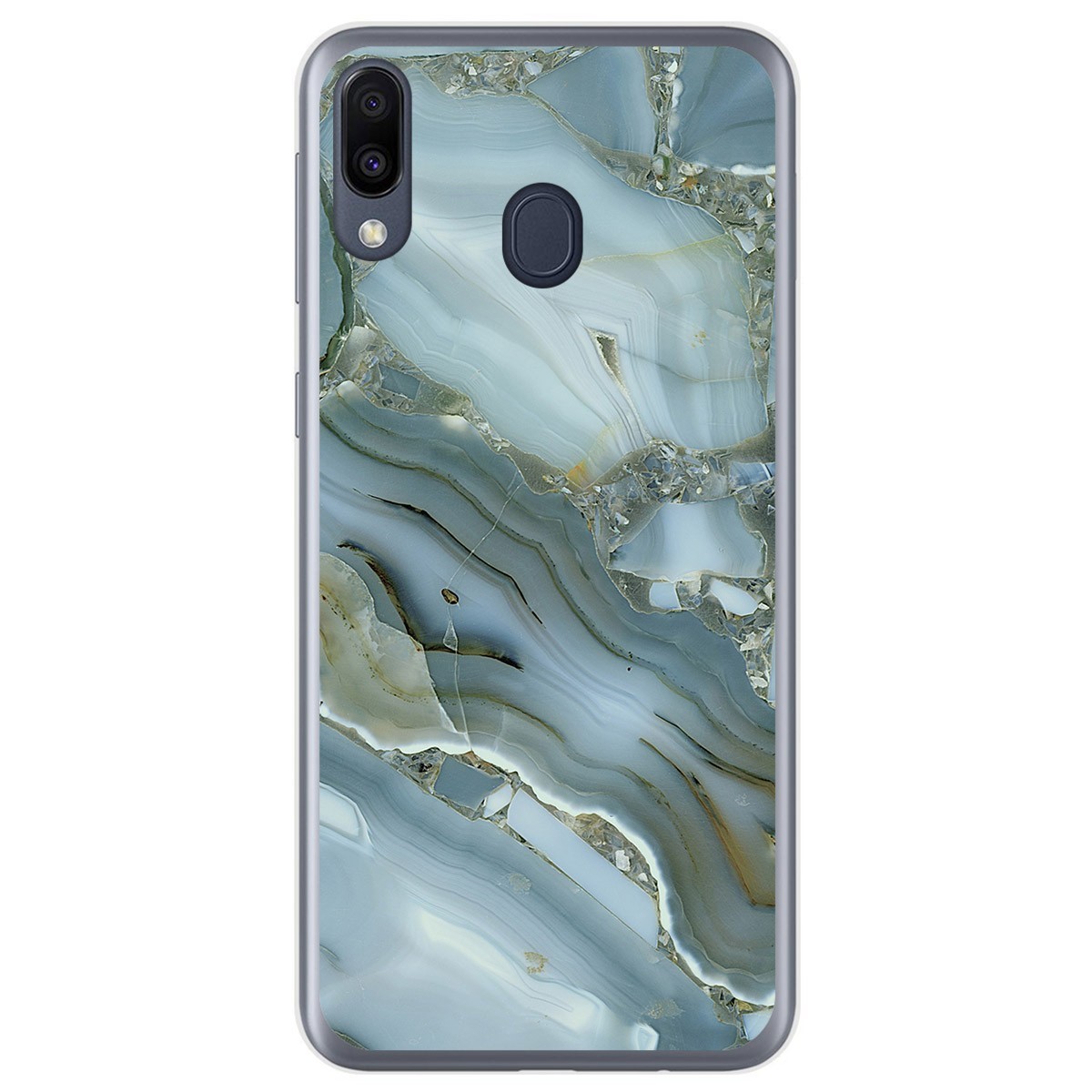 Funda Gel Tpu para Samsung Galaxy M20 diseño Mármol 09 Dibujos