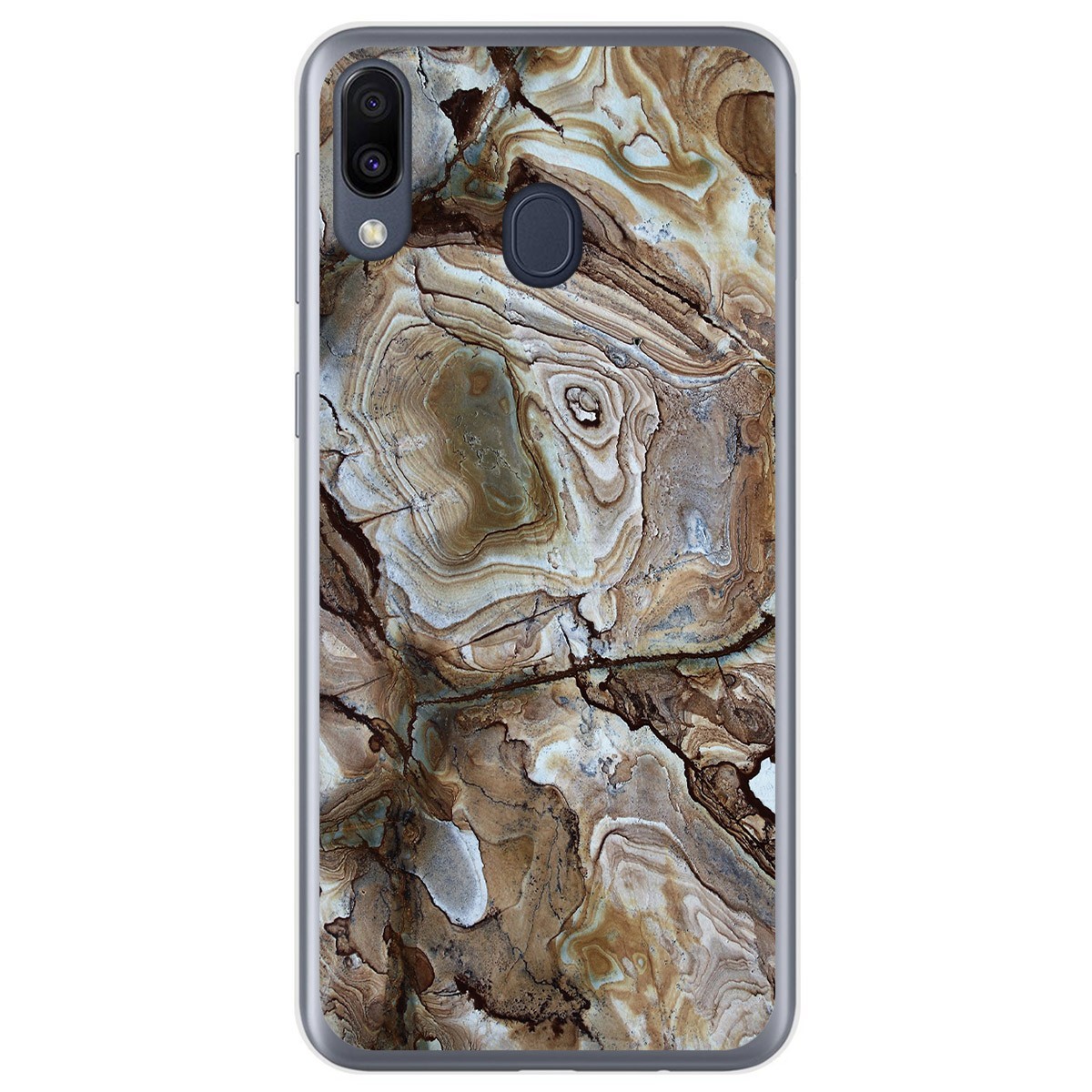 Funda Gel Tpu para Samsung Galaxy M20 diseño Mármol 14 Dibujos