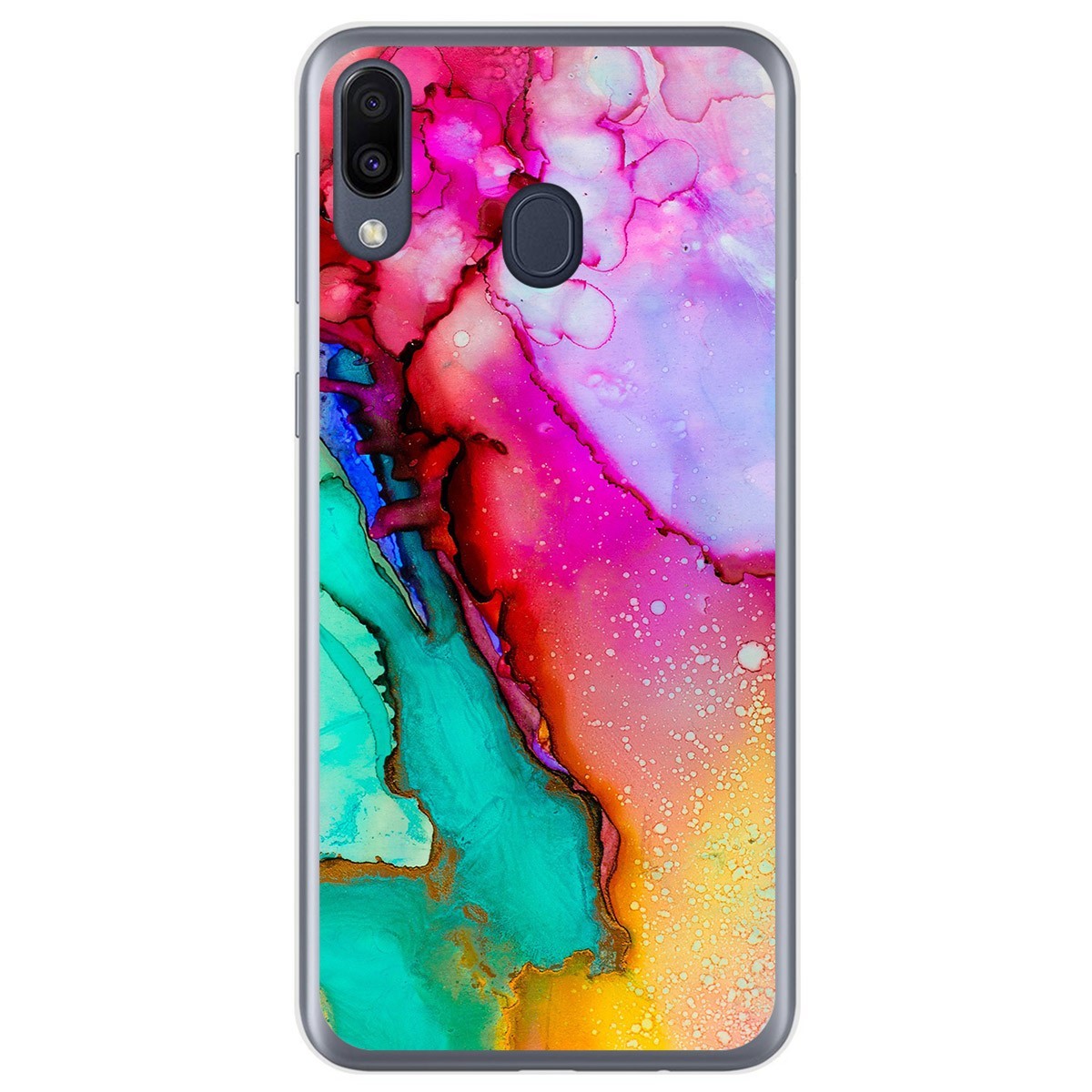 Funda Gel Tpu para Samsung Galaxy M20 diseño Mármol 15 Dibujos