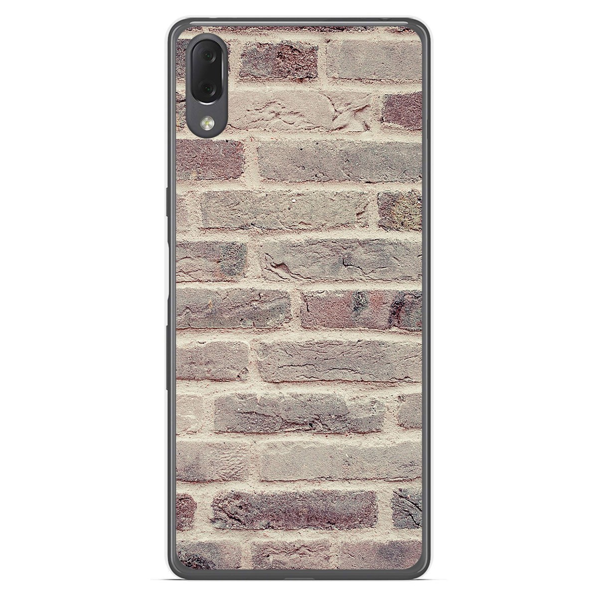 Funda Gel Tpu para Sony Xperia L3 diseño Ladrillo 01 Dibujos