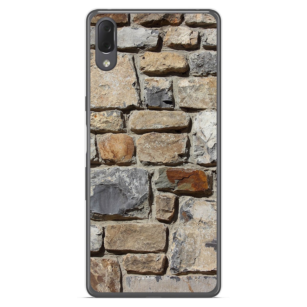 Funda Gel Tpu para Sony Xperia L3 diseño Ladrillo 03 Dibujos