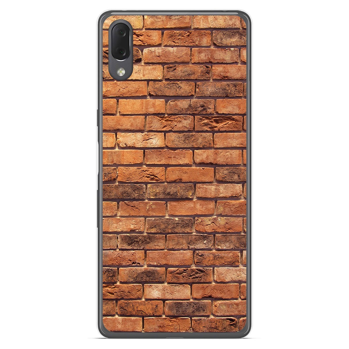 Funda Gel Tpu para Sony Xperia L3 diseño Ladrillo 04 Dibujos