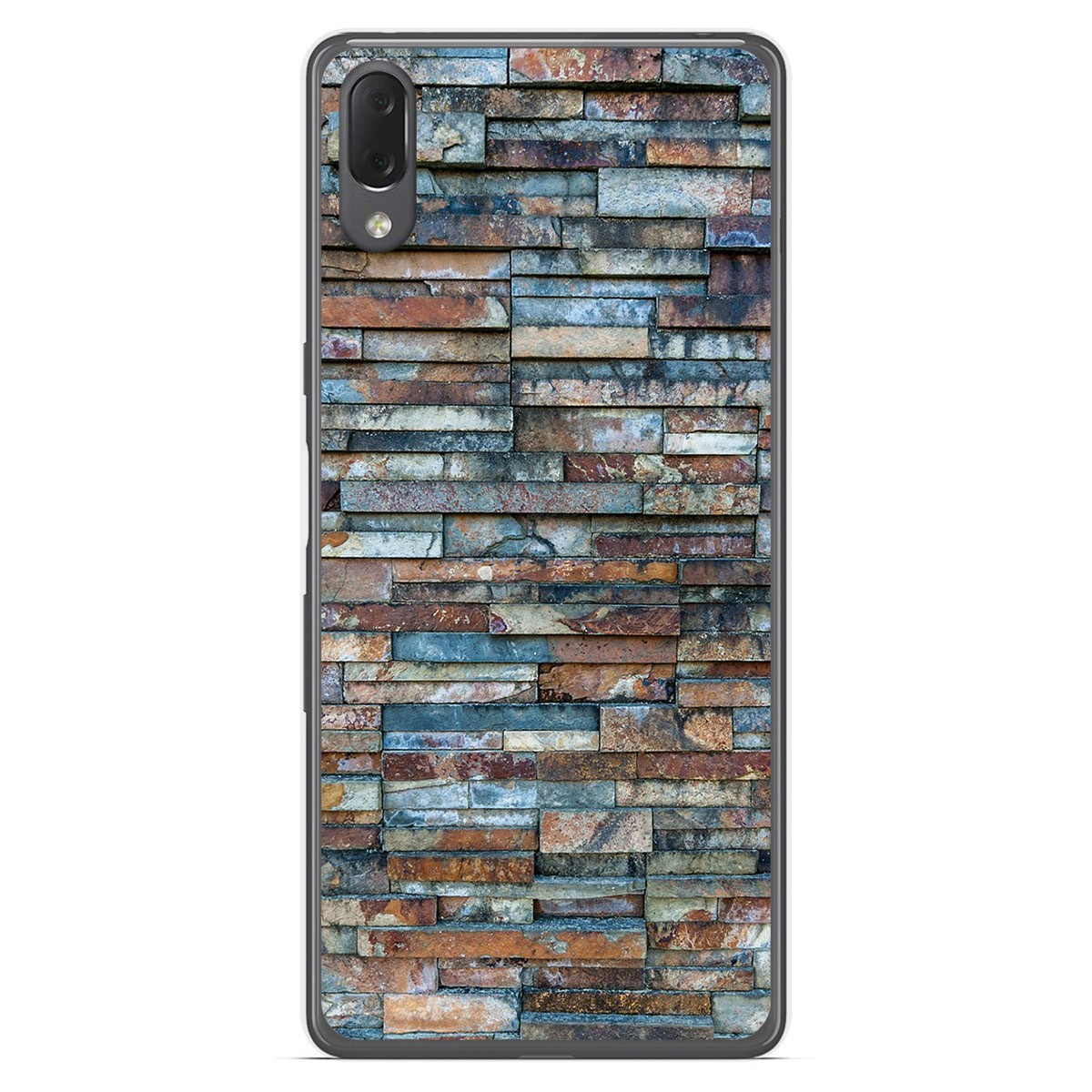 Funda Gel Tpu para Sony Xperia L3 diseño Ladrillo 05 Dibujos