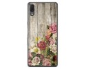 Funda Gel Tpu para Sony Xperia L3 diseño Madera 08 Dibujos