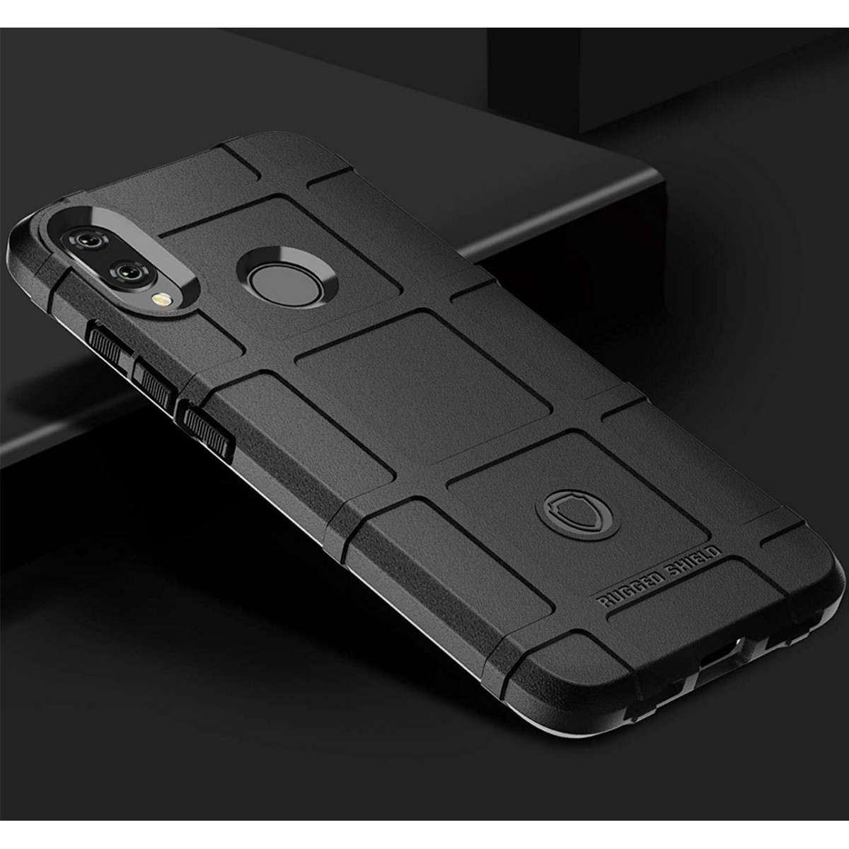 Funda Armor Rugged Shield Antigolpes para Xiaomi Redmi Note 7 color Negra
