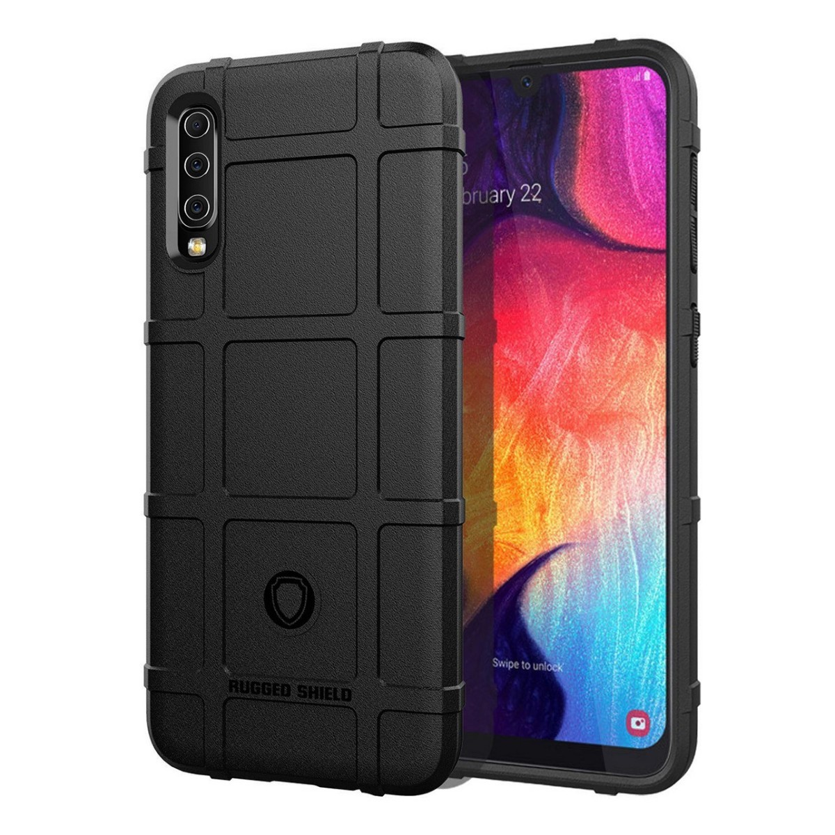 Funda Armor Rugged Shield Antigolpes para Samsung Galaxy A50 / A50s / A30s color Negra