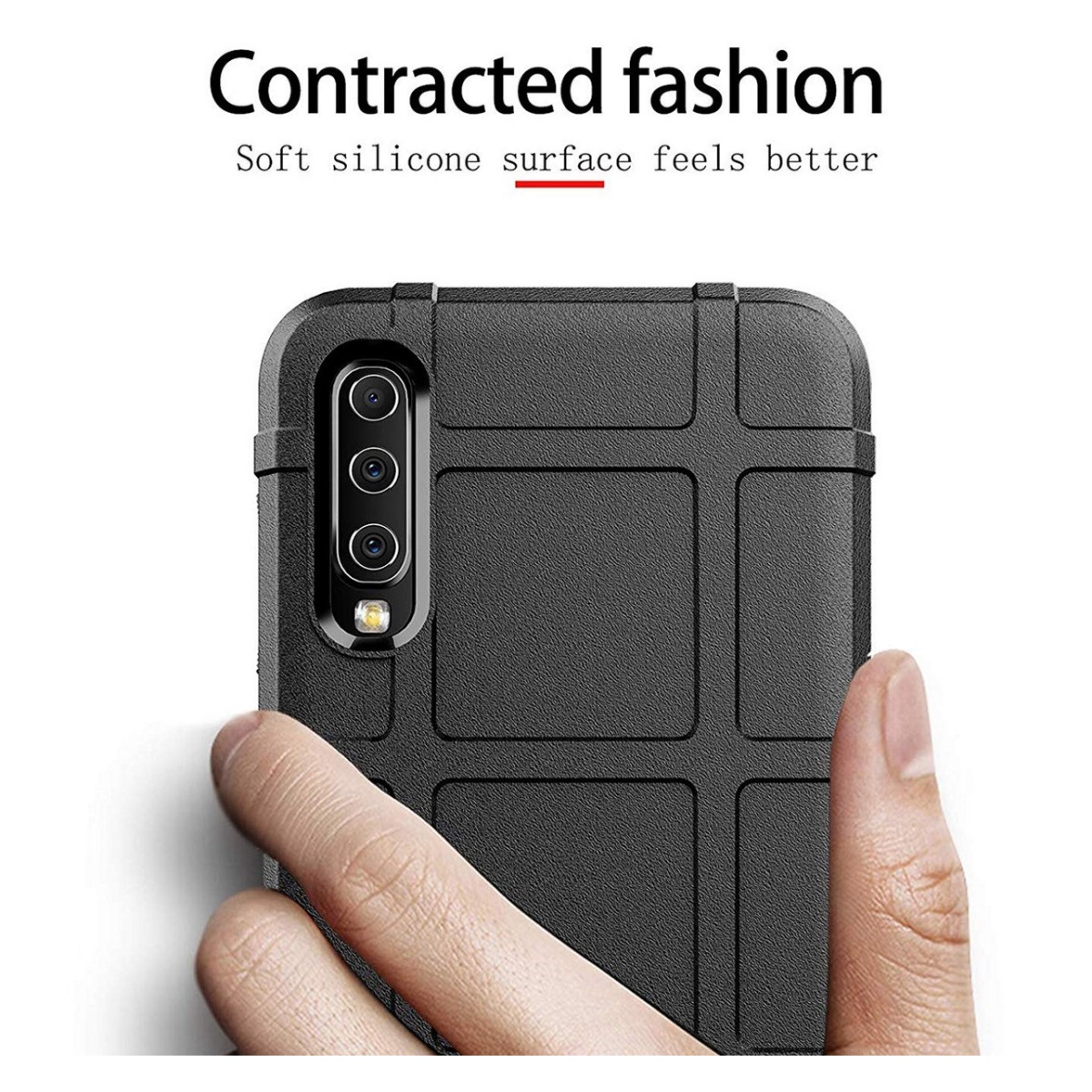 Funda Armor Rugged Shield Antigolpes para Samsung Galaxy A50 / A50s / A30s color Negra