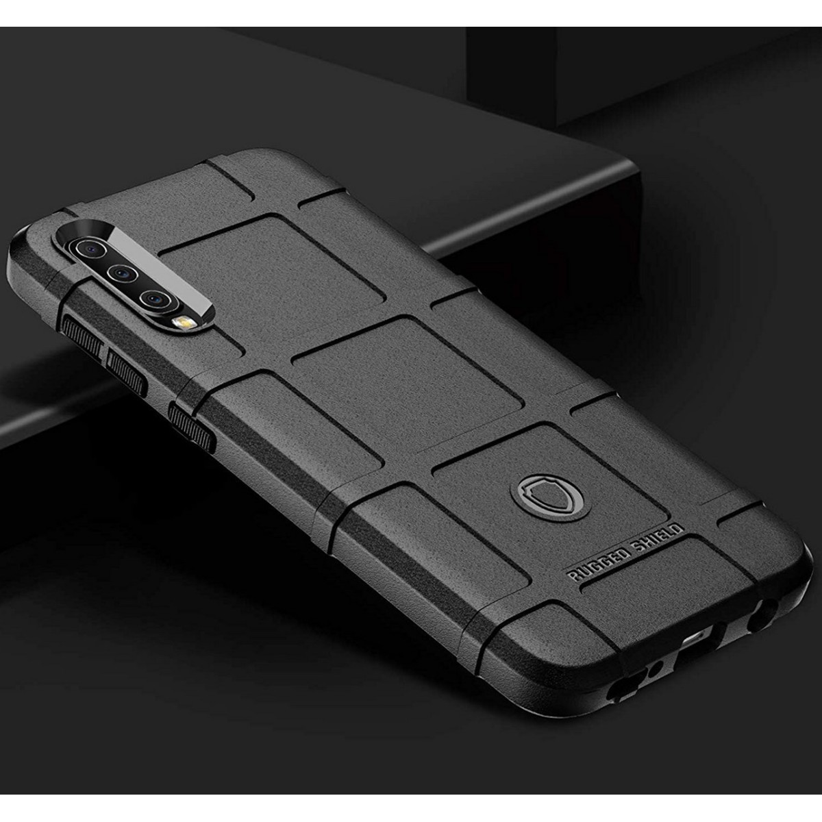 Funda Armor Rugged Shield Antigolpes para Samsung Galaxy A50 / A50s / A30s color Negra