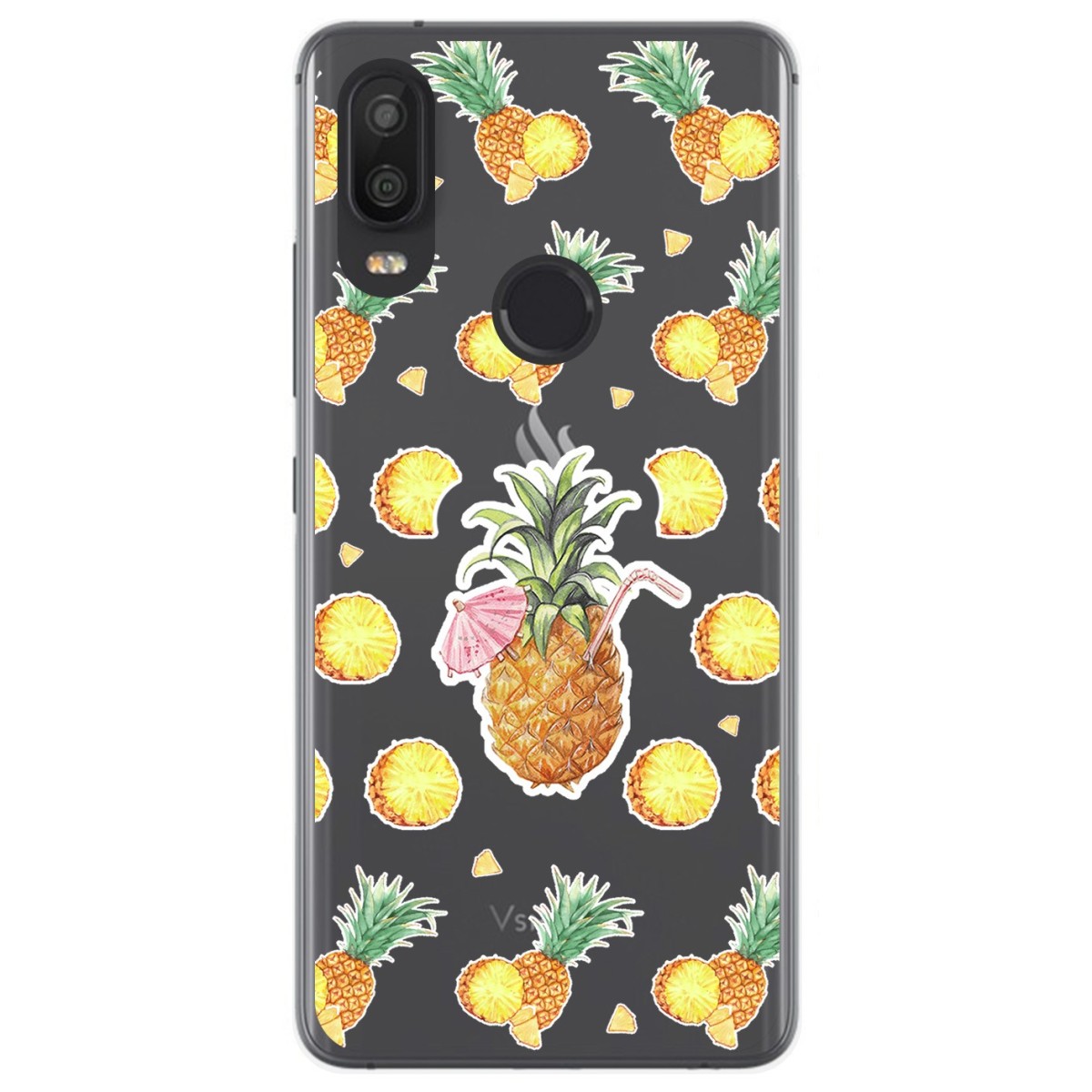 Funda Gel Transparente para VSmart Active 1 diseño Piña Dibujos