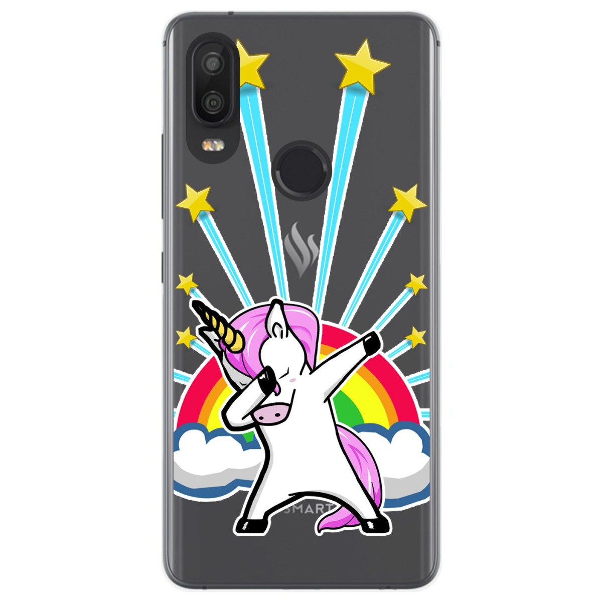 Funda Gel Transparente para VSmart Active 1 diseño Unicornio Dibujos
