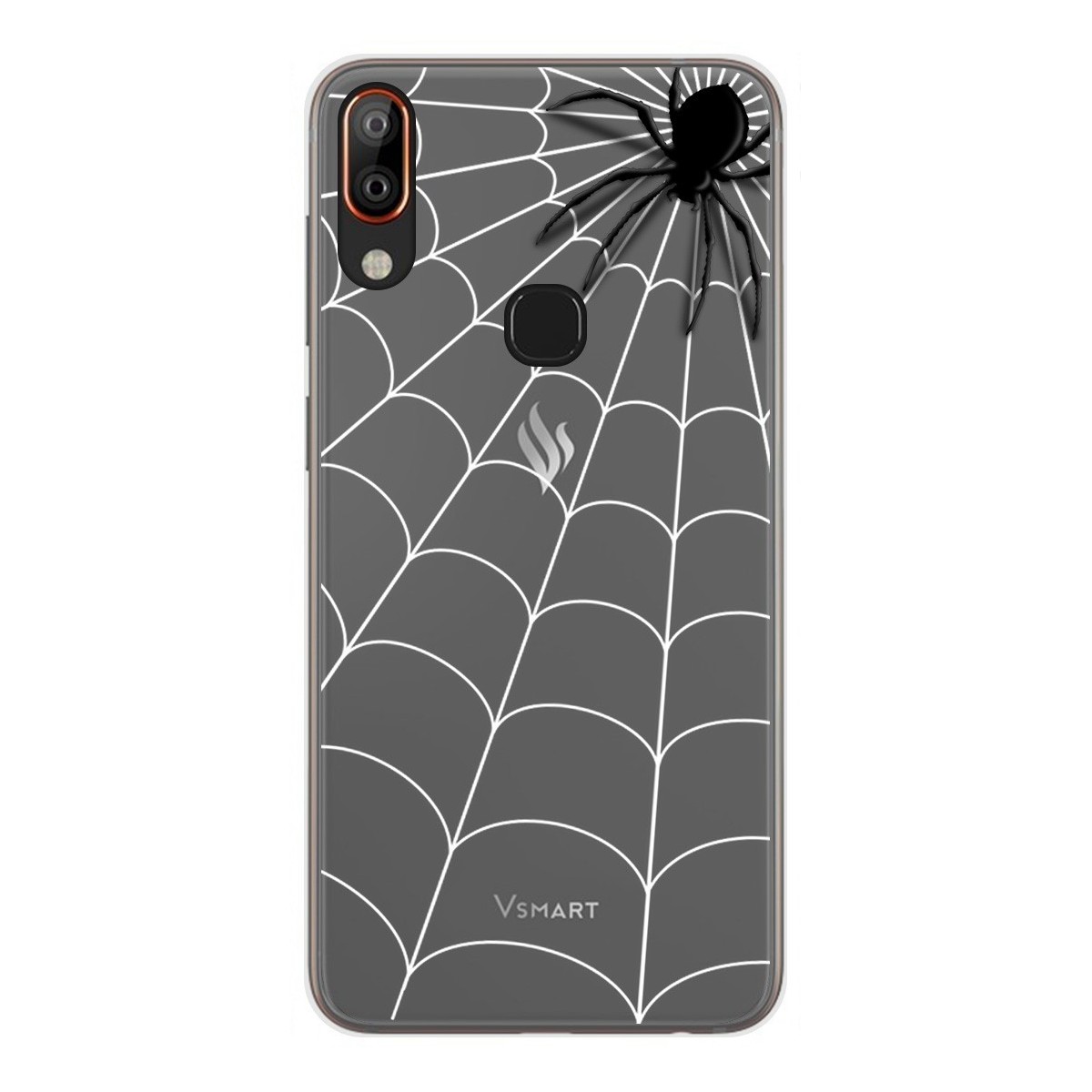Funda Gel Transparente para Vsmart Active 1+ Plus diseño Araña Dibujos