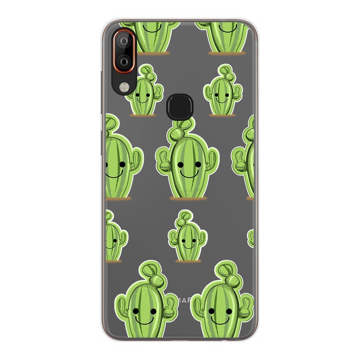 Funda Gel Transparente para Vsmart Active 1+ Plus diseño Cactus Dibujos