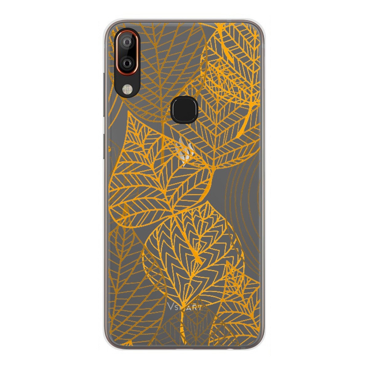 Funda Gel Transparente para Vsmart Active 1+ Plus diseño Hojas Dibujos