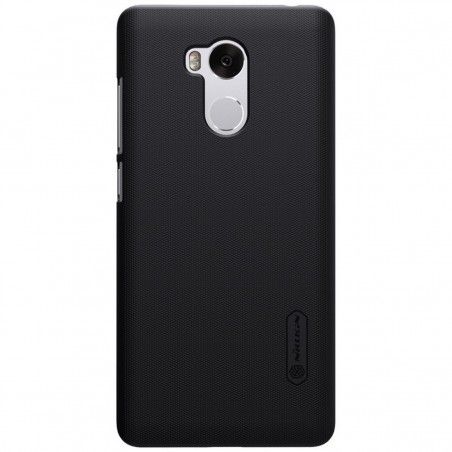 Carcasa Funda Negra Nillkin Modelo Frosted + Protector para Xiaomi Redmi 4
