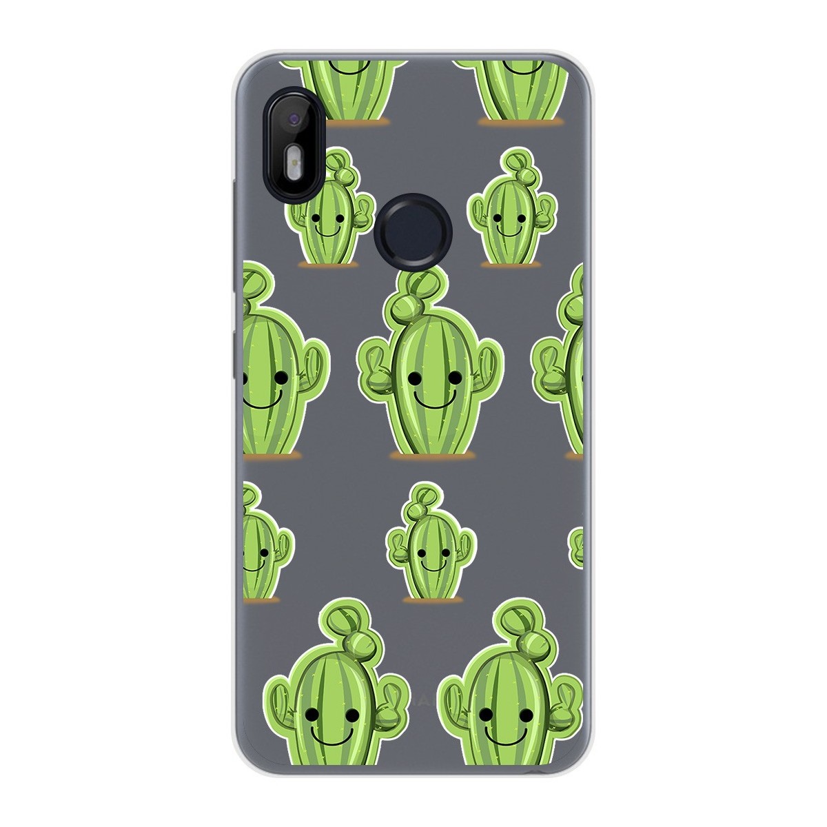 Funda Gel Transparente para VSmart Joy 1 diseño Cactus Dibujos