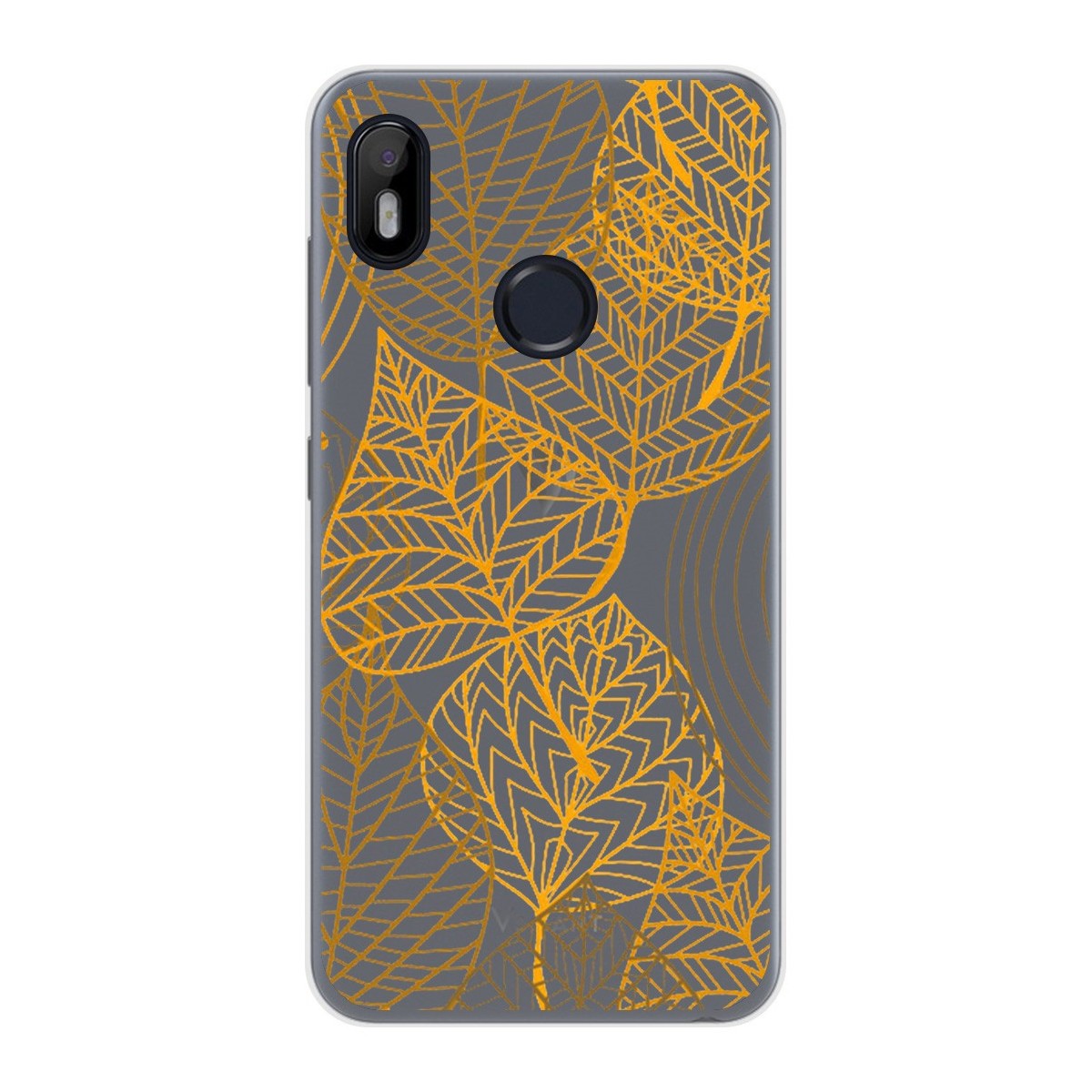 Funda Gel Transparente para VSmart Joy 1 diseño Hojas Dibujos