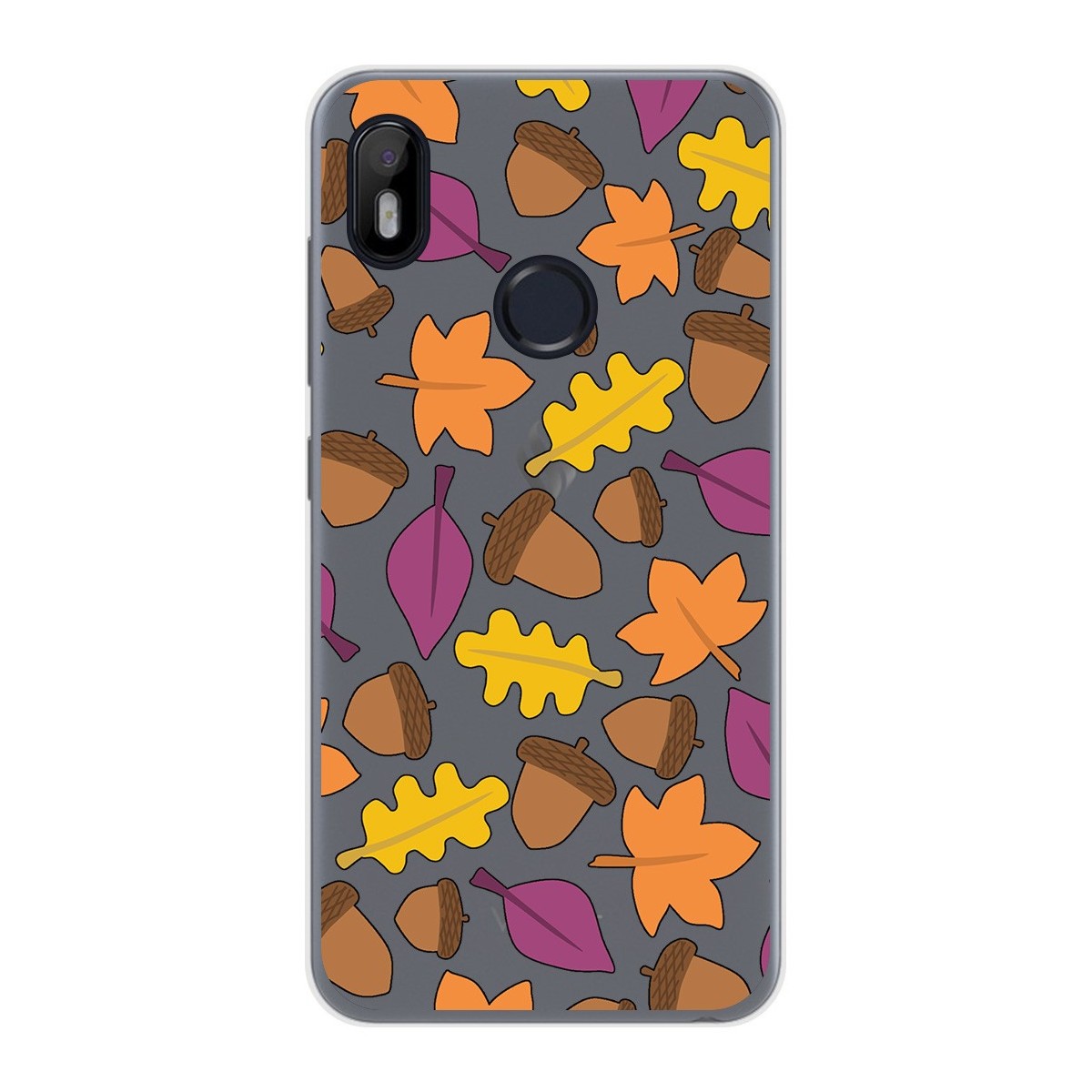 Funda Gel Transparente para VSmart Joy 1 diseño Otoño Dibujos