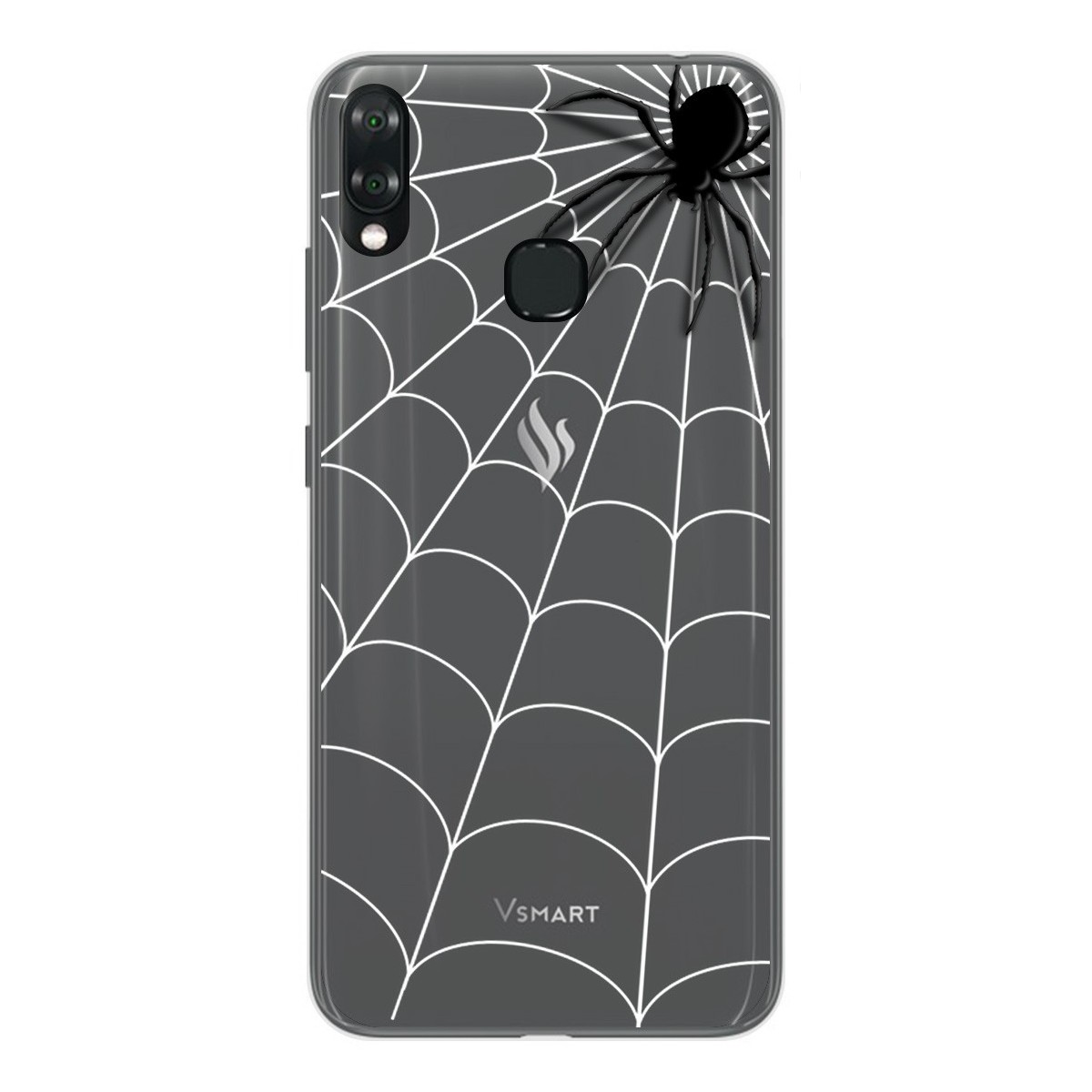 Funda Gel Transparente para Vsmart Joy 1+ Plus diseño Araña Dibujos