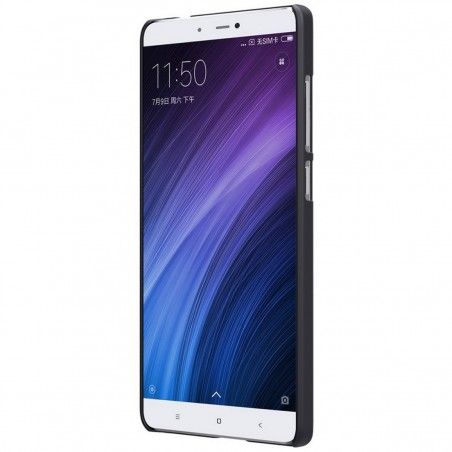 Carcasa Funda Negra Nillkin Modelo Frosted + Protector para Xiaomi Redmi 4
