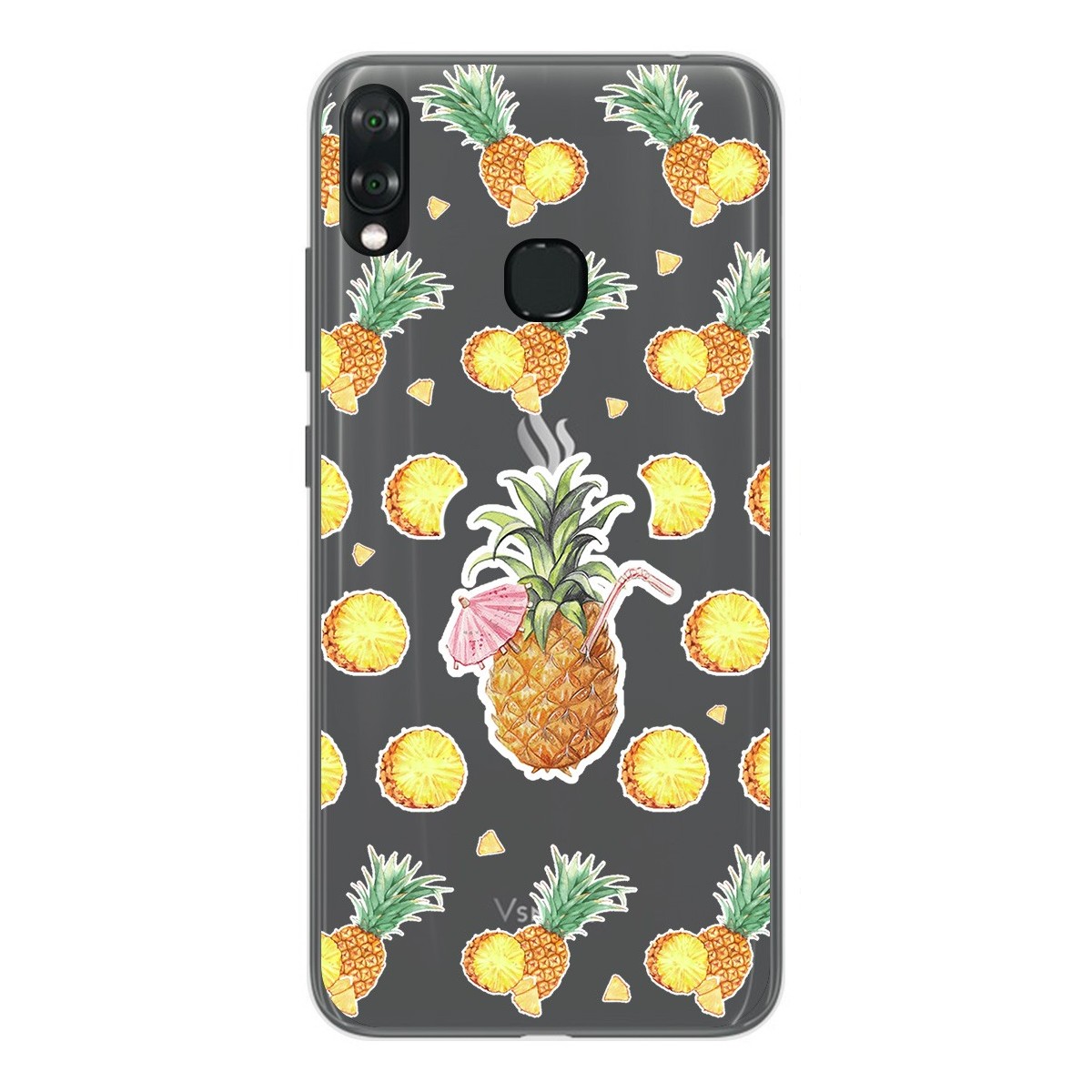 Funda Gel Transparente para Vsmart Joy 1+ Plus diseño Piña Dibujos