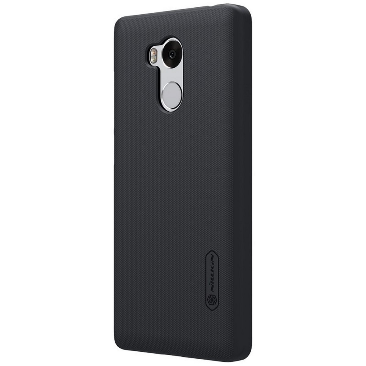Carcasa Funda Negra Nillkin Modelo Frosted + Protector para Xiaomi Redmi 4