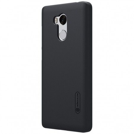 Carcasa Funda Negra Nillkin Modelo Frosted + Protector para Xiaomi Redmi 4
