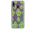 Funda Gel Transparente para Samsung Galaxy A40 diseño Cactus Dibujos