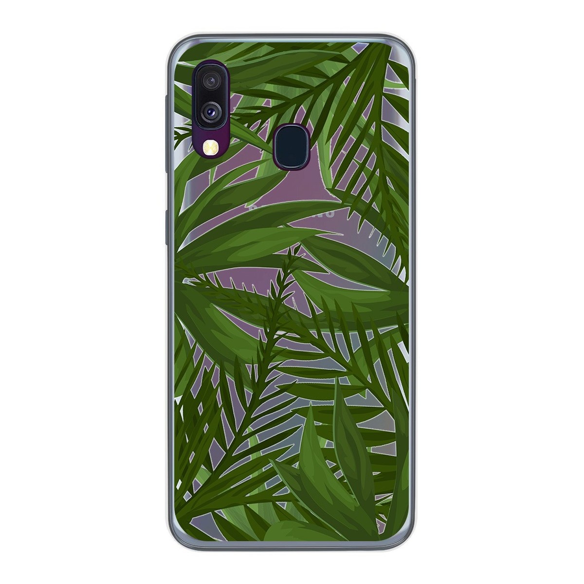 Funda Gel Transparente para Samsung Galaxy A40 diseño Jungla Dibujos