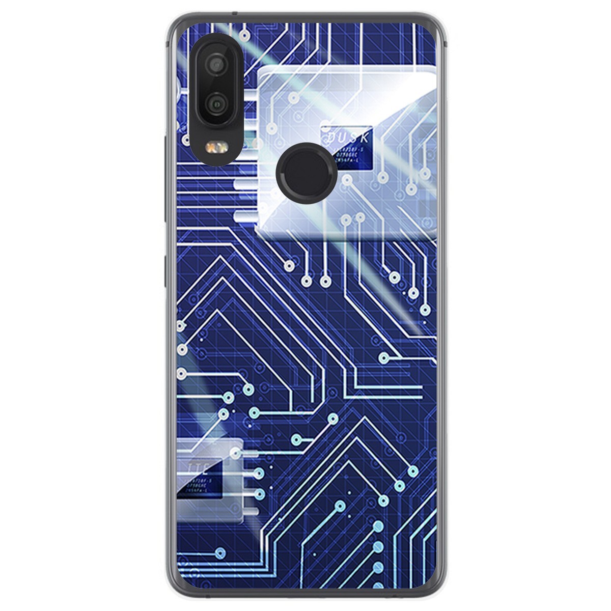 Funda Gel Tpu para VSmart Active 1 diseño Circuito Dibujos