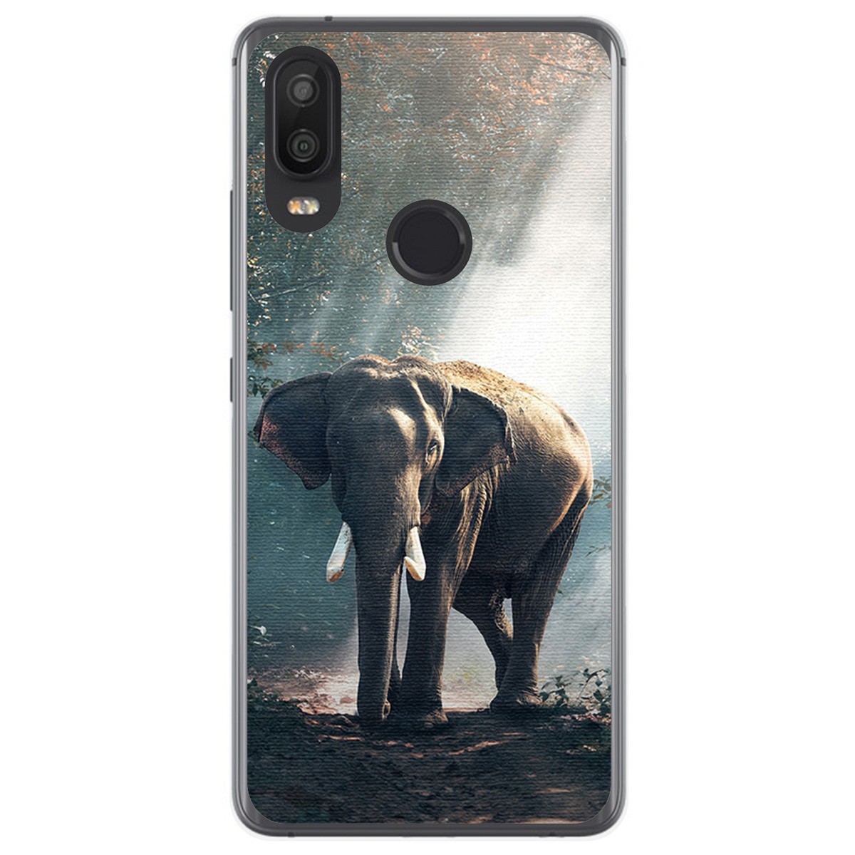 Funda Gel Tpu para VSmart Active 1 diseño Elefante Dibujos
