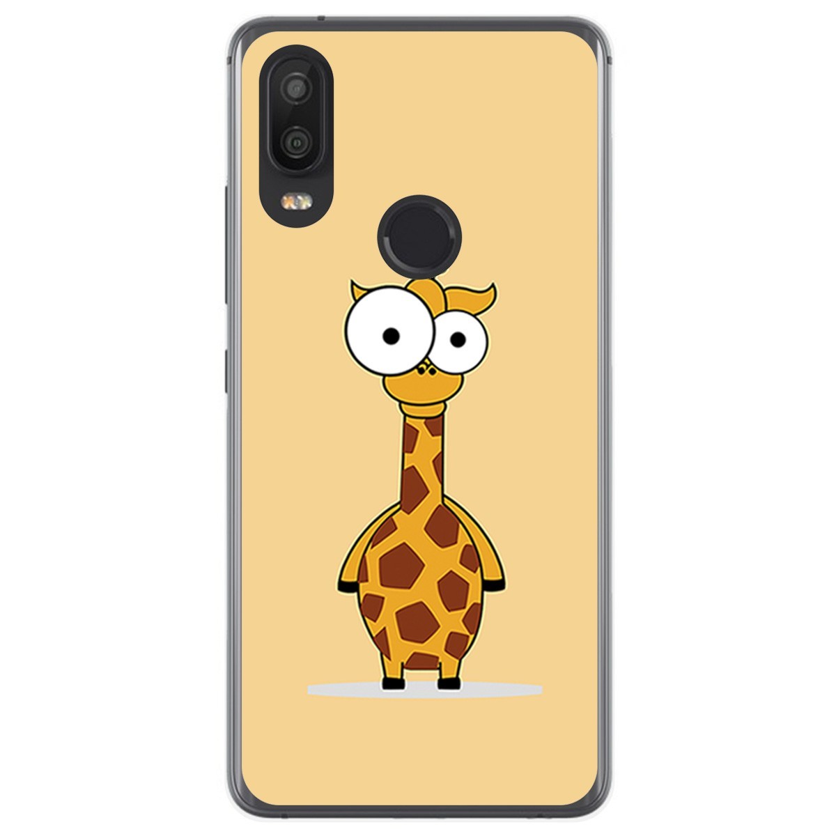 Funda Gel Tpu para VSmart Active 1 diseño Jirafa Dibujos